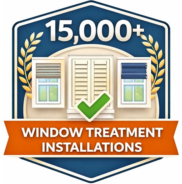 15000 window treatment installations